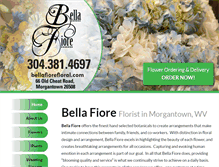 Tablet Screenshot of morgantownflowers.com